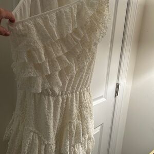 Cream Lace Dress